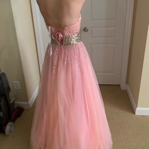 pink prom dress